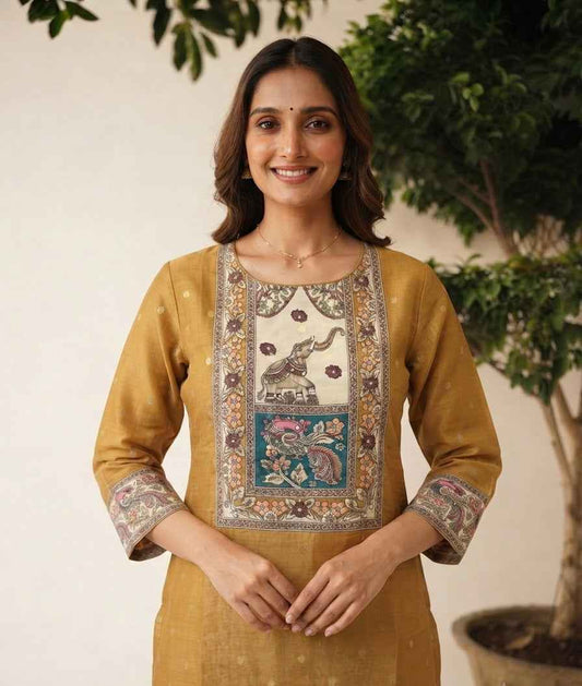 Pure Chanderi Silk Dupatta Set CHS020