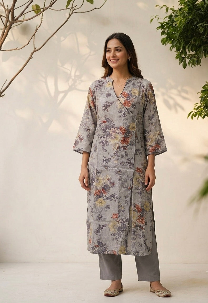 Big Size Two Piece In muslin Fabric TP021