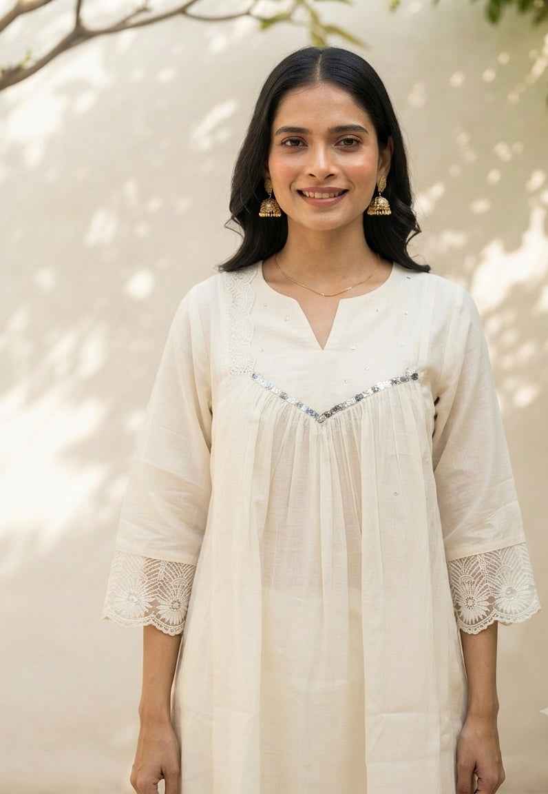 Pure Chanderi festival wear Dupatta Set