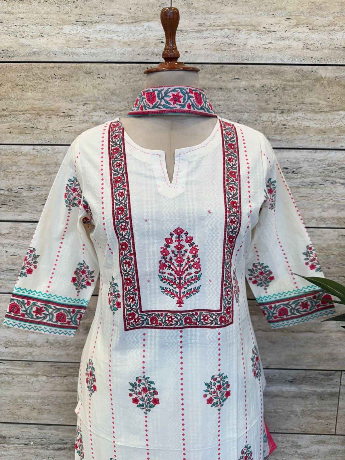 Pure Cotton Dupatta Set