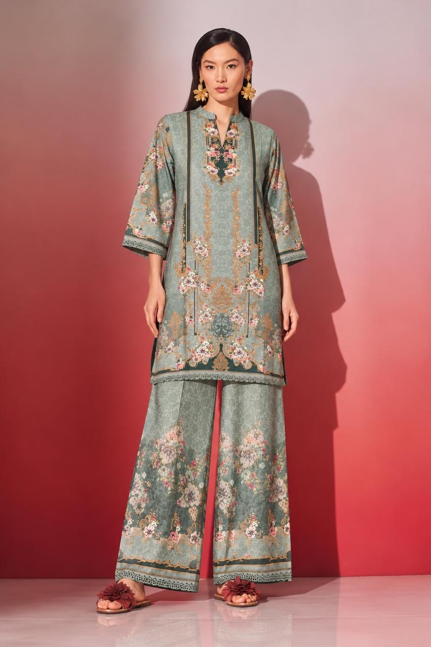 pre muslin co ord set COS180