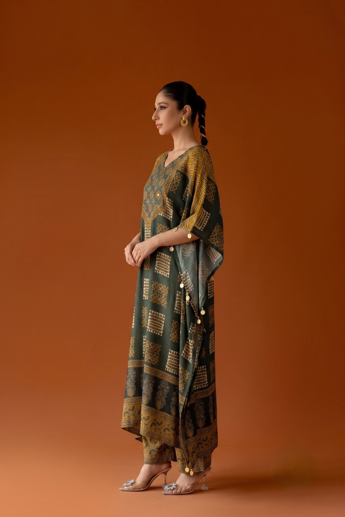 Pure Muslin Kaftan Set MK0037