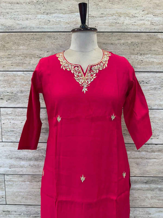 Premium Chanderi Silk Dupatta Set