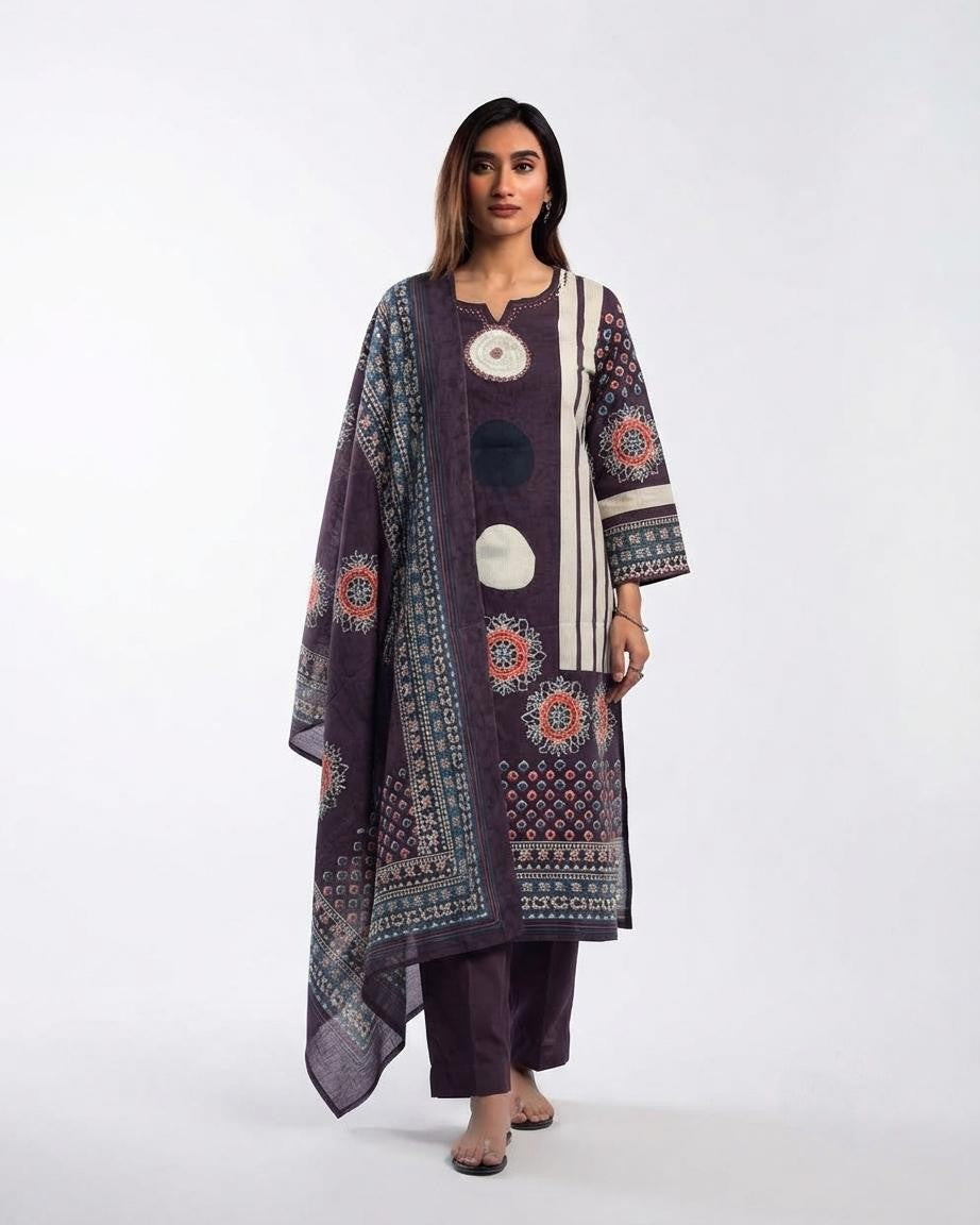 Pure Cotton Dupatta Set