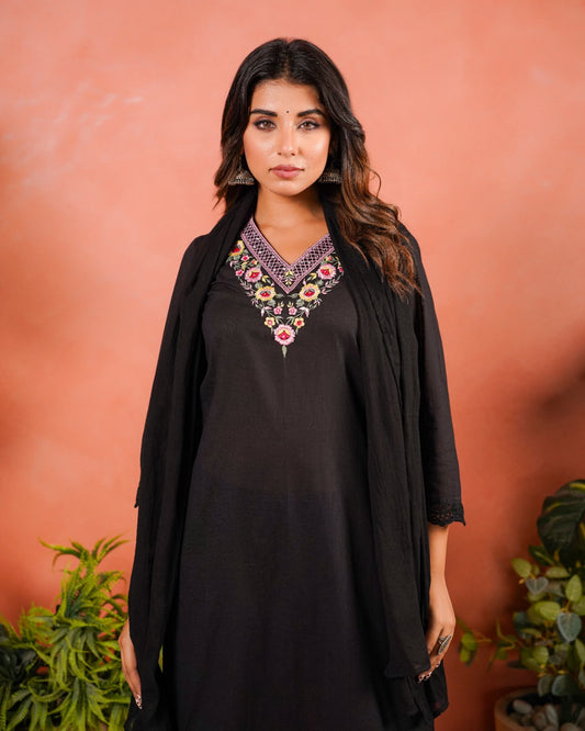Pure Cotton Dobby With Inner Dupatta Set CS0378