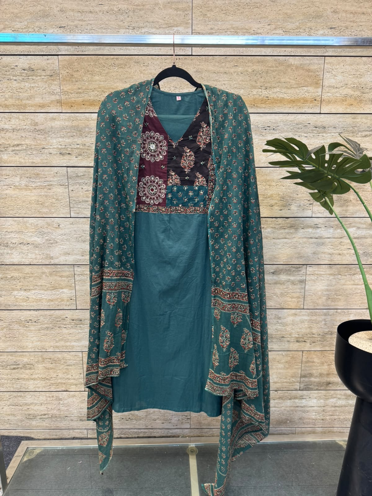 Pure Cotton Dupatta Set COS423