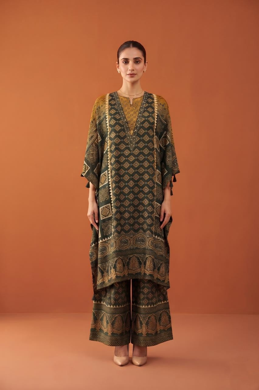 Pure Muslin Kaftan Set MK0041