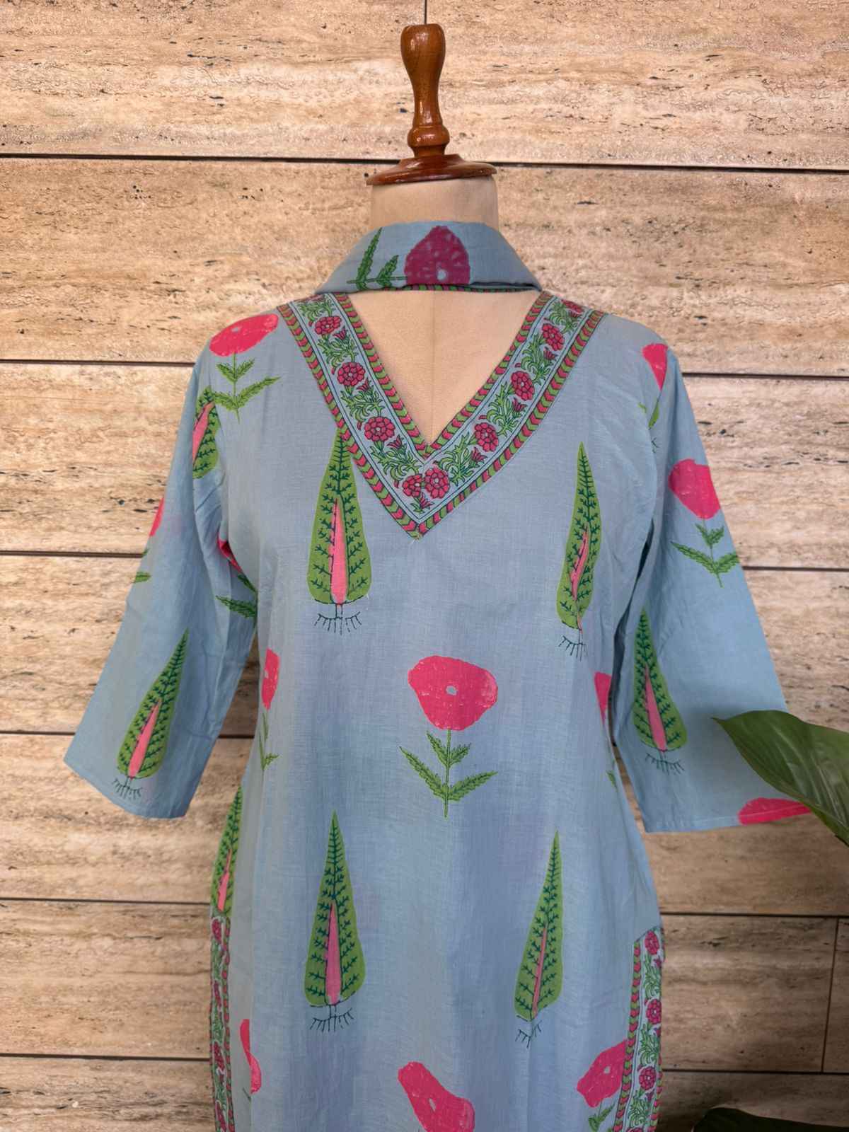 Pure Cotton Dupatta Set