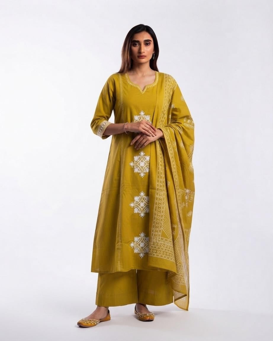 Pure Cotton Dupatta Set Pure Cotton Dupatta Set CS0331