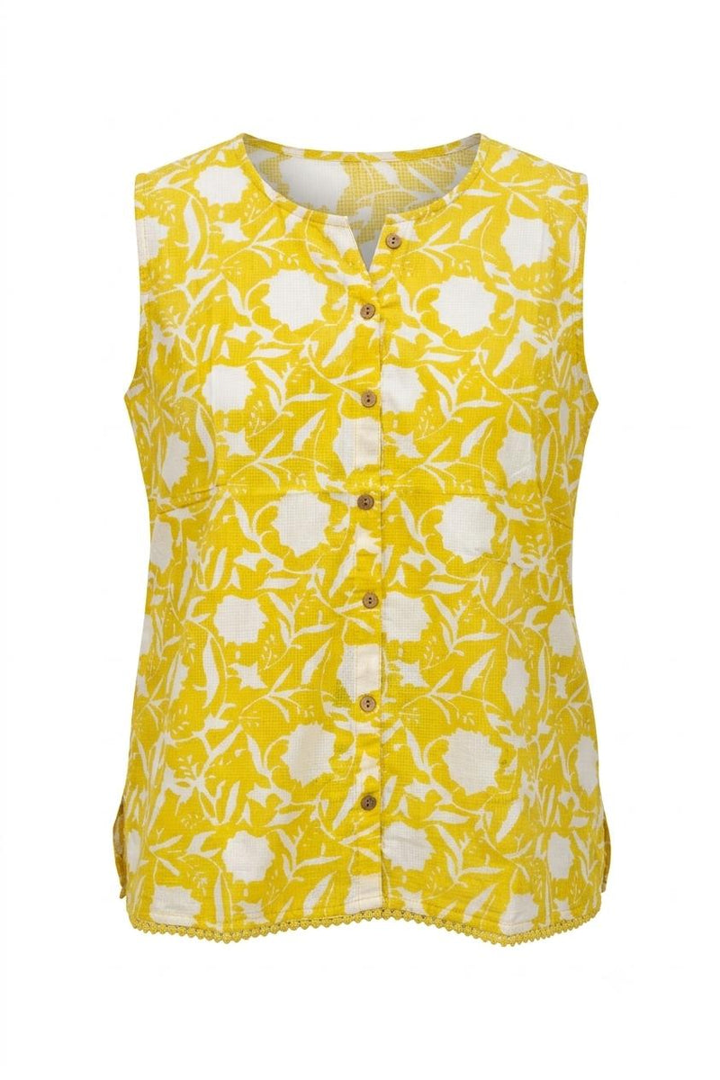 Printed Short Top In Cotton