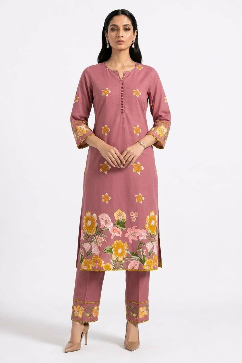 Pure Cotton Two Piece Set