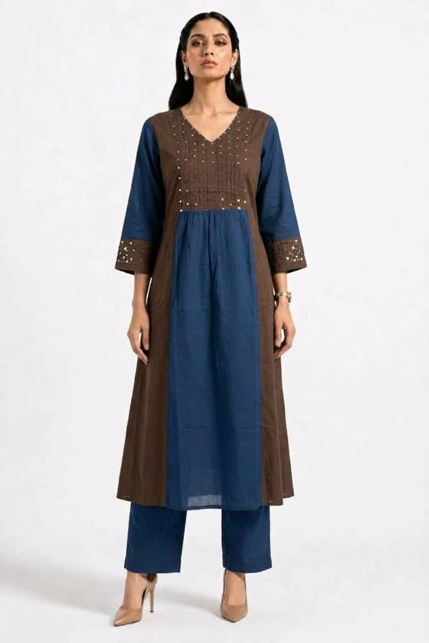 Pure Cotton Two Piece Set
