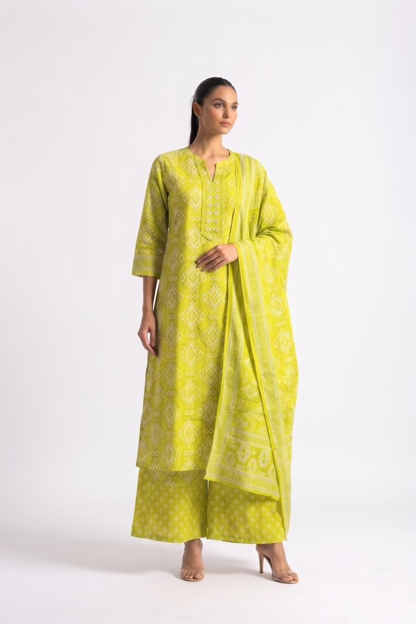 Pure Cotton Dupatta Set COS414