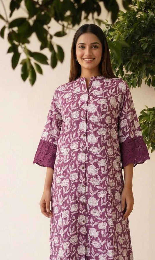 Pure Cotton Two Piece Set