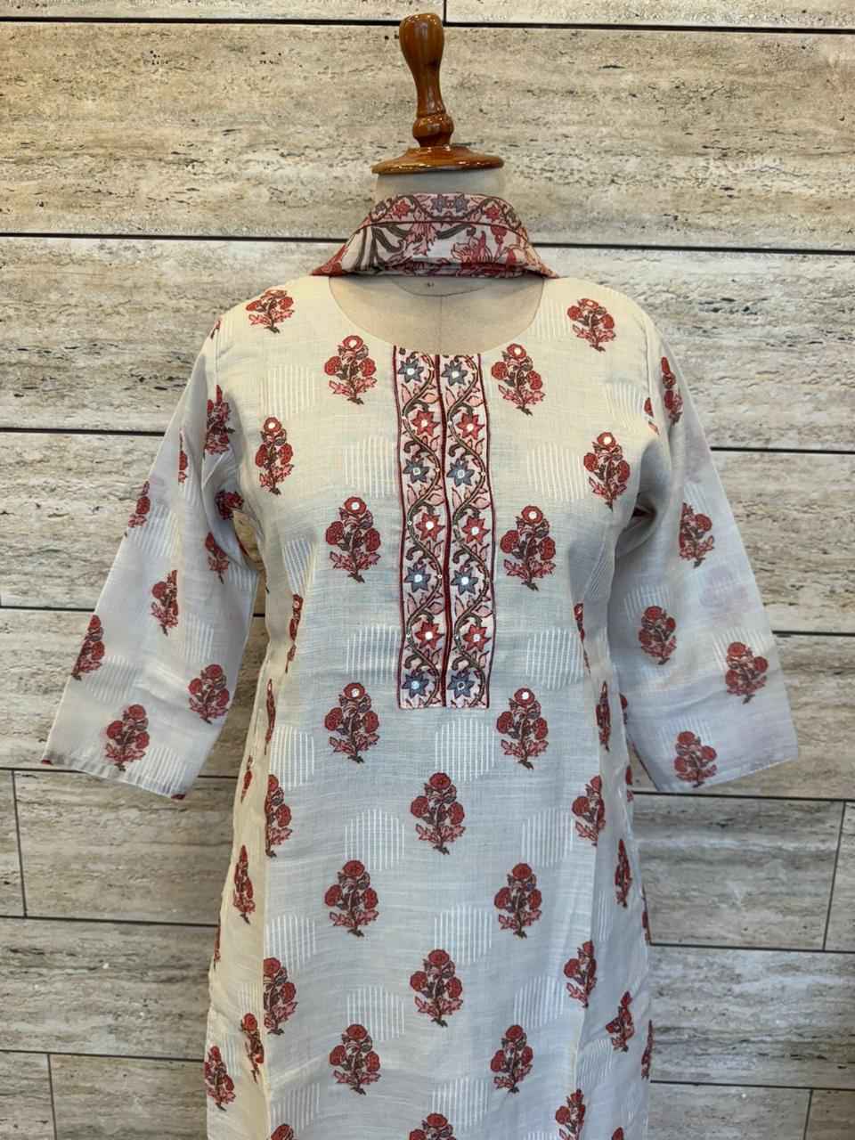 Pure Chanderi Dupatta Set