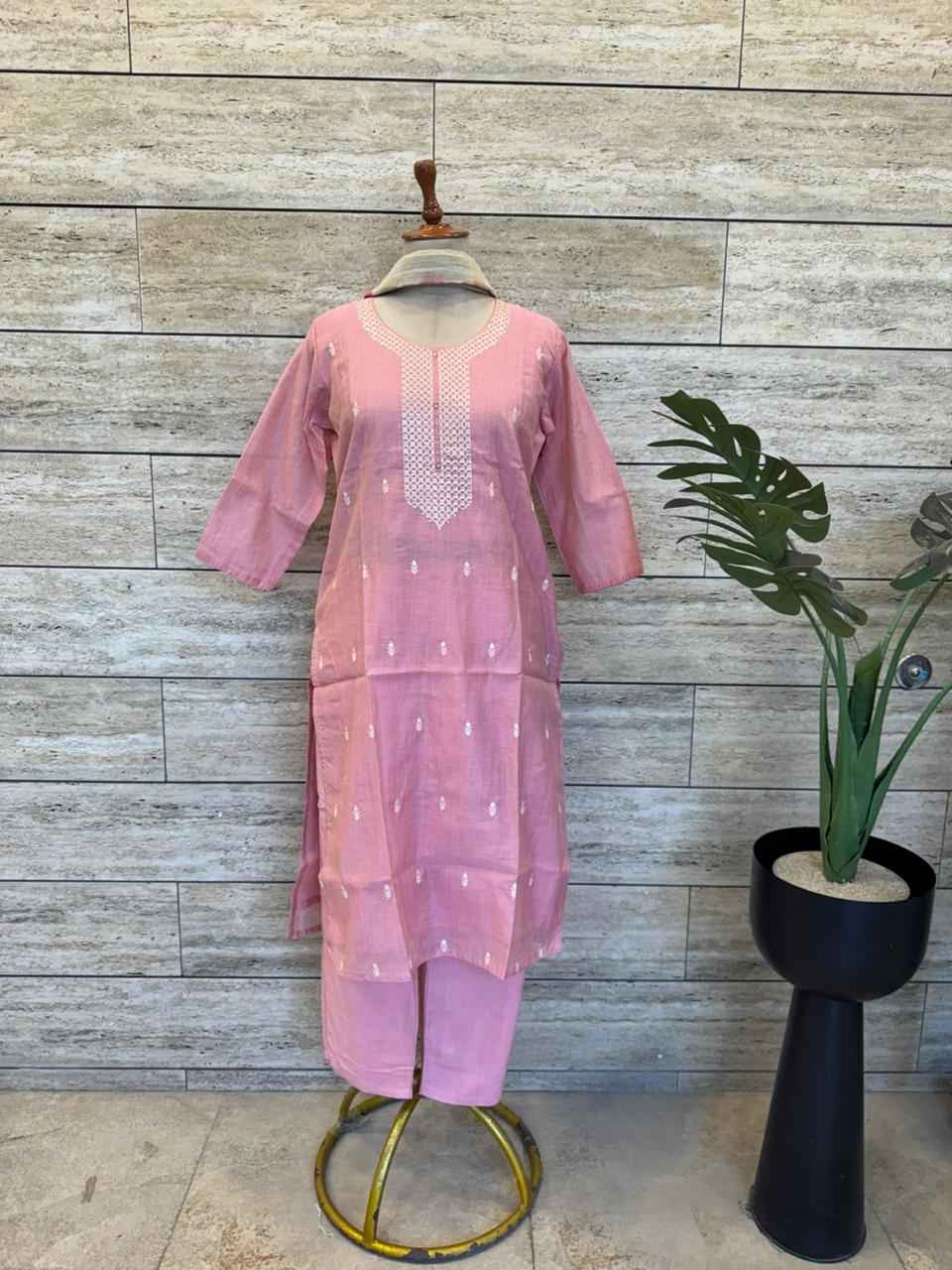 Pure Chanderi Dupatta Set