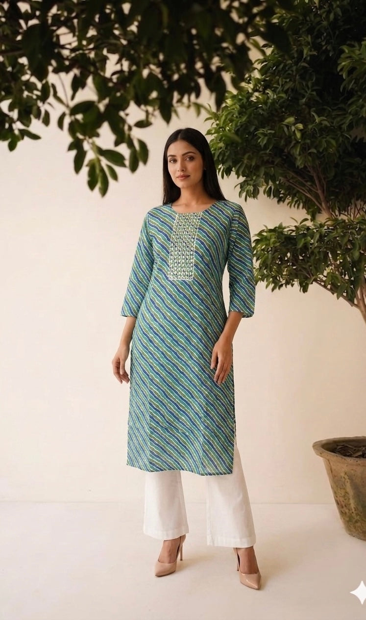 Pure Cotton Single Kurta Set 128