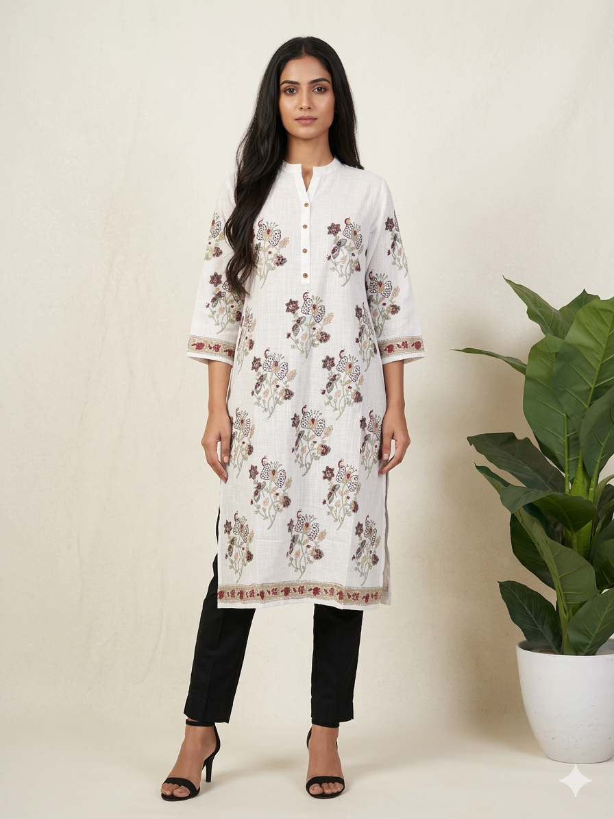Pure Slub Cotton Only Kurtas OK0108