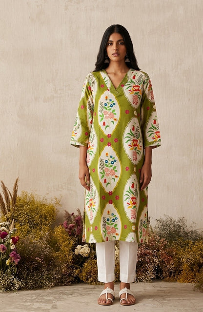 Pure Muslin Only Kurta Straight MOK009