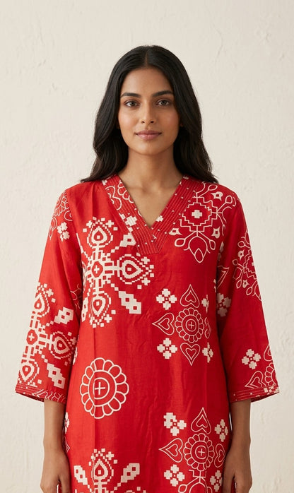 Pure Muslin Only Kurta Straight MOK006