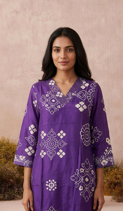 Pure Muslin Only Kurta Straight MOK006