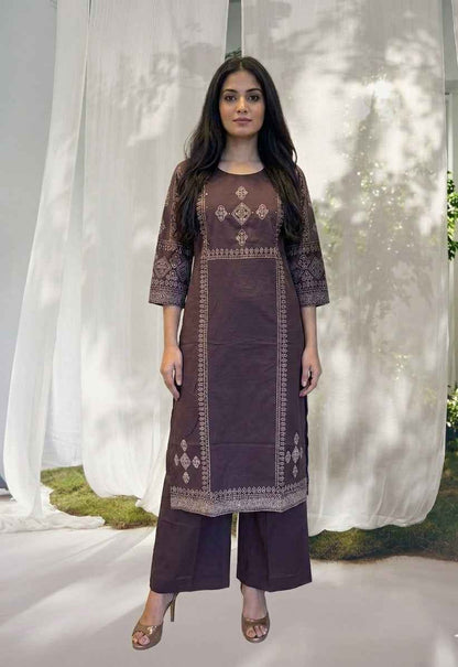 Pure Cotton Three Piece Dupatta Set