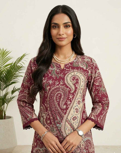 Pure Cotton  Two Piece Pant Set  LS004