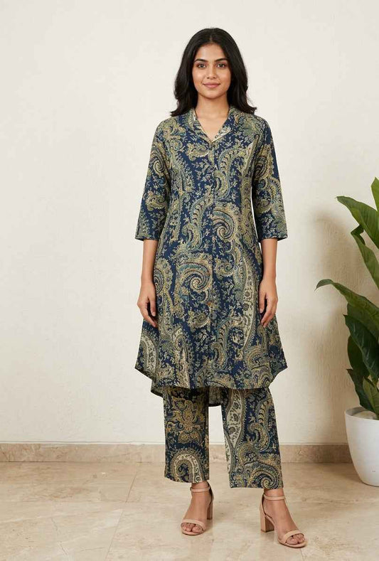 Pure Cotton Two Piece Co Ord Sets   LS007