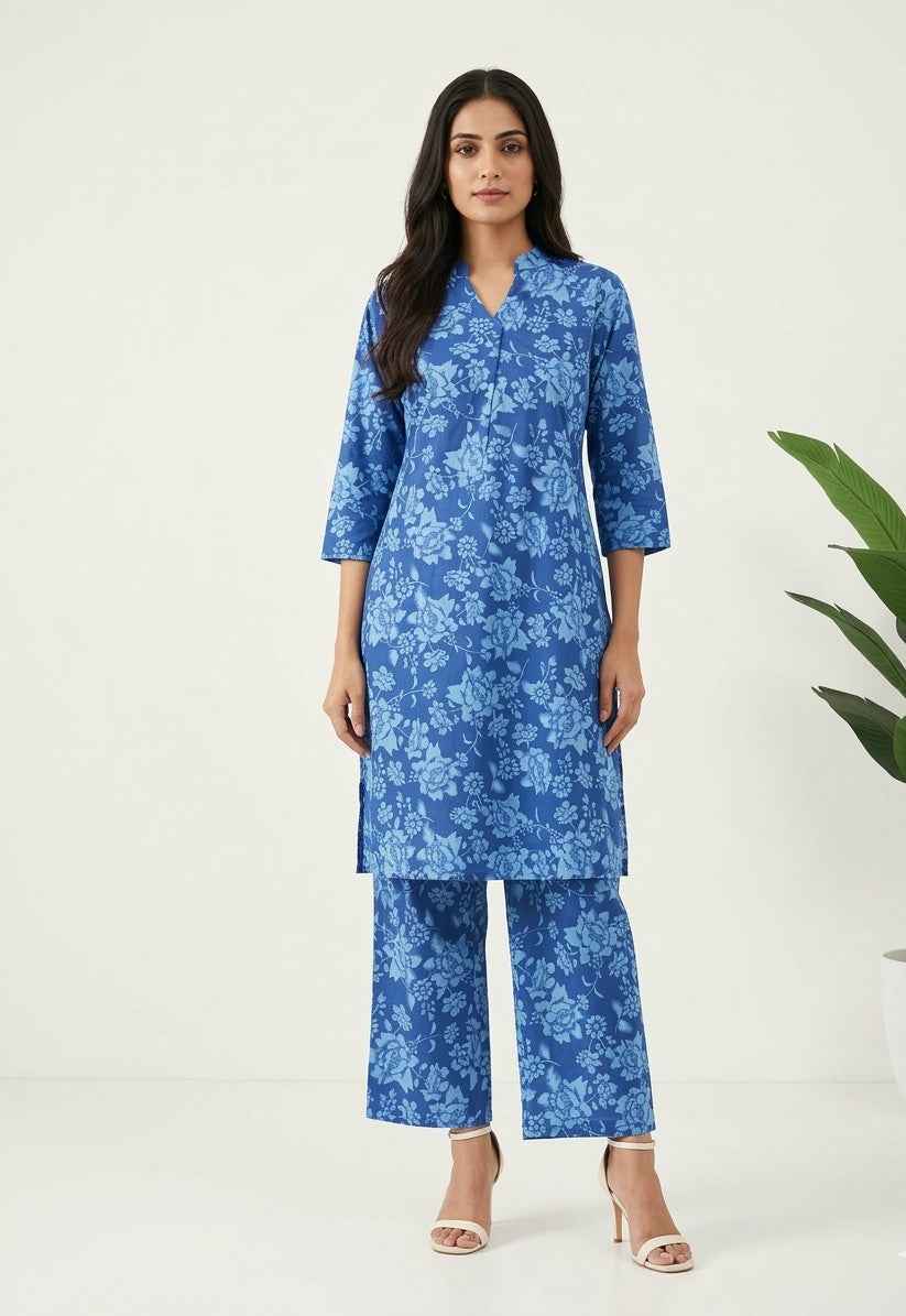 Pure Cotton Two Piece Co Ord Sets   LS008