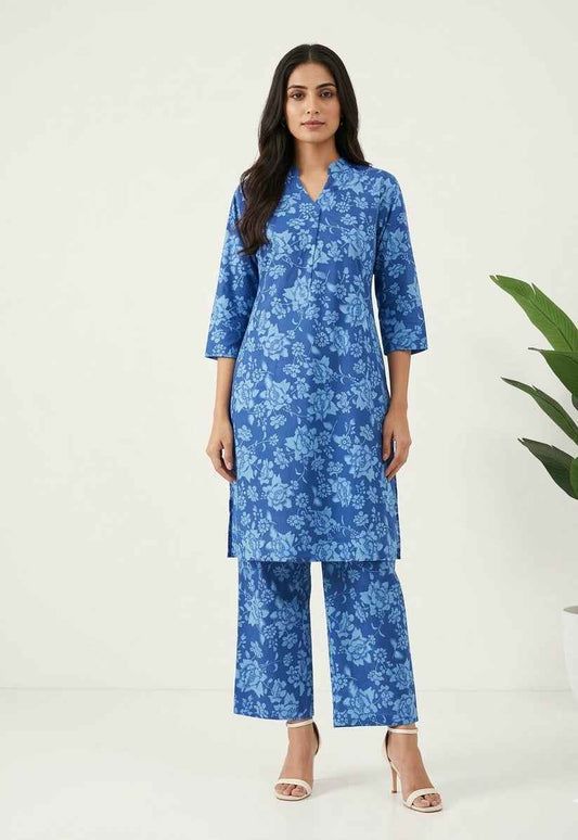 Pure Cotton Two Piece Co Ord Sets   LS008