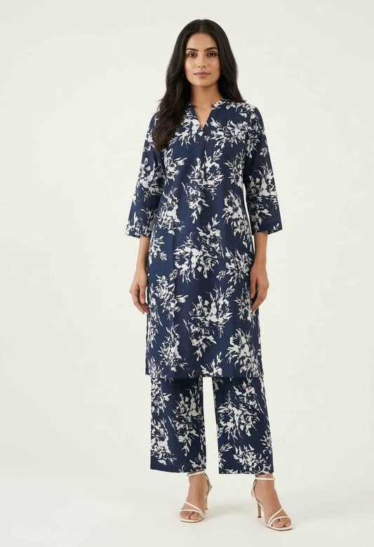 Pure Cotton Two Piece Co Ord Sets   LS010