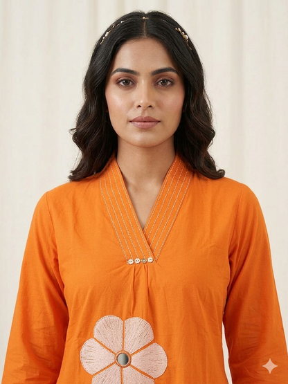 Pure Cotton Two Piece Pant Set  LS001