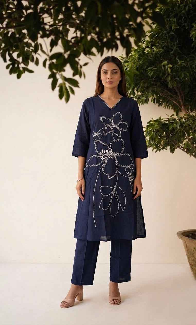 Pure Cotton flex Two Piece Set