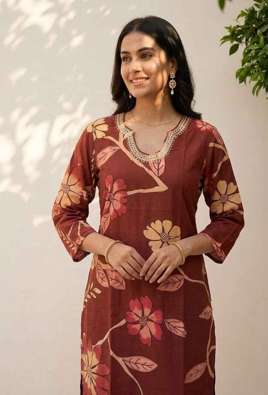 Pure Cotton Dupatta Set