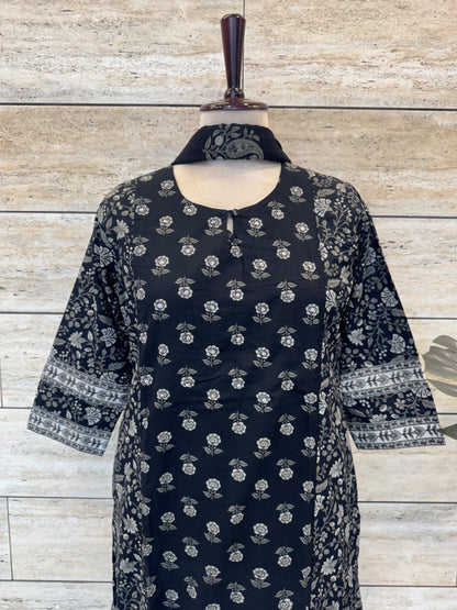 Printed Cotton Dupatta Set CS0343