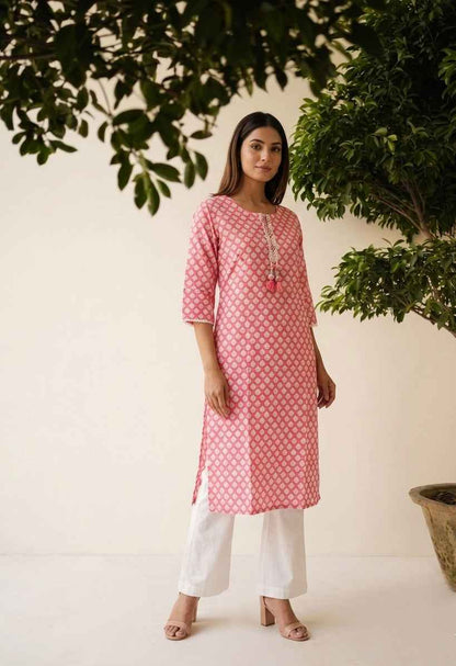 Pure Cotton Only  Single Kurta Set