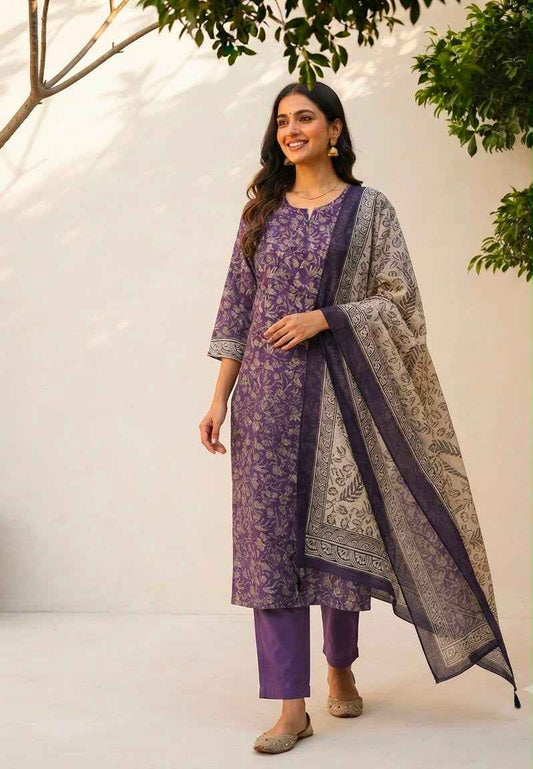 Pure Chanderi Silk Dupatta Set With Lining CHS024