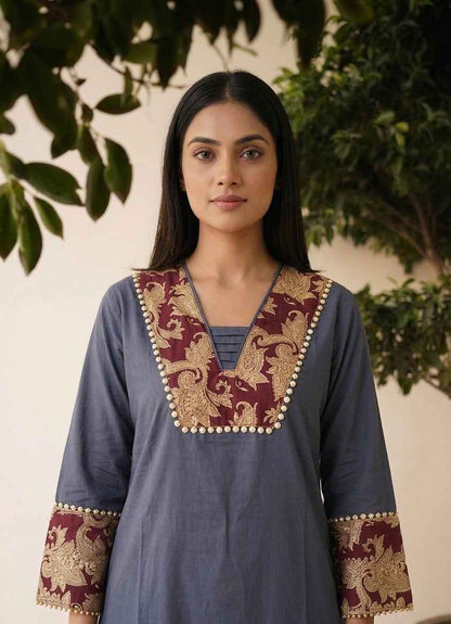 Pure Cotton Two Piece Set
