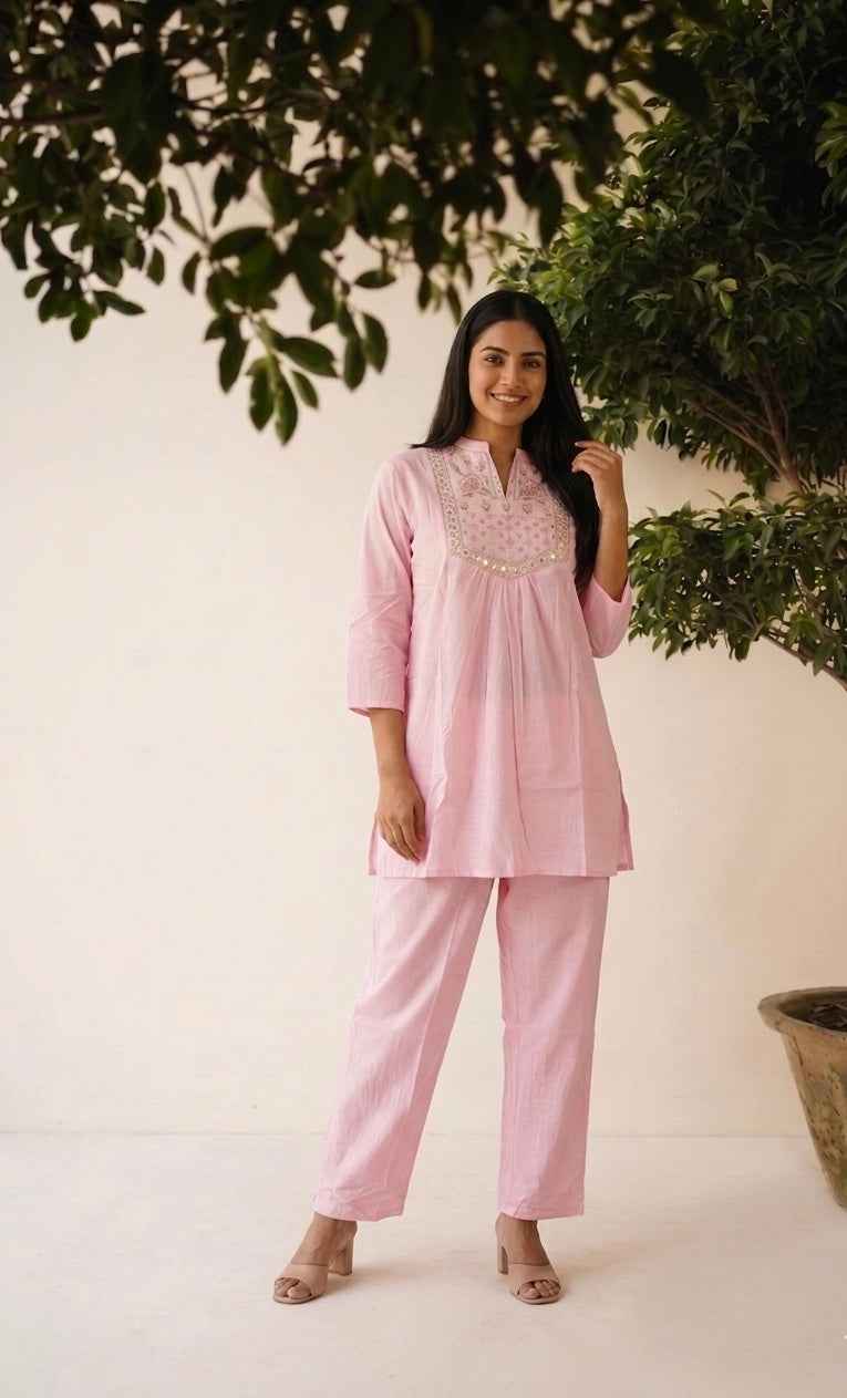 Pure Cotton Co-Ord  Set