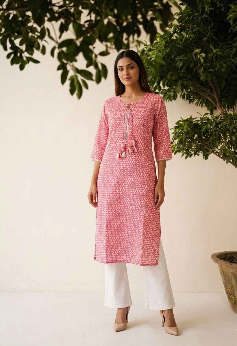 Pure Cotton Only Single Kurta Set