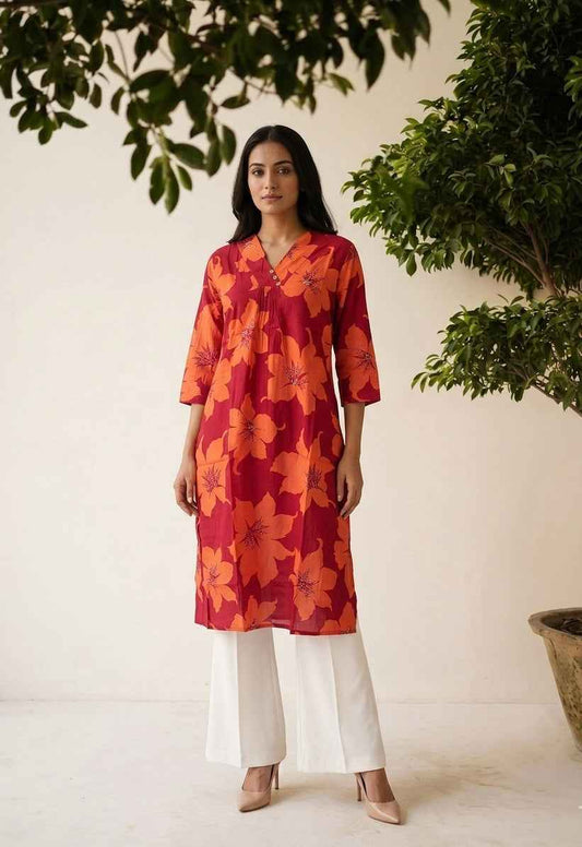 Pure Cotton Only Single Kurta Set
