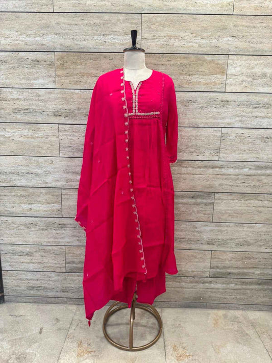Premium Mul Chanderi Silk Dupatta Set