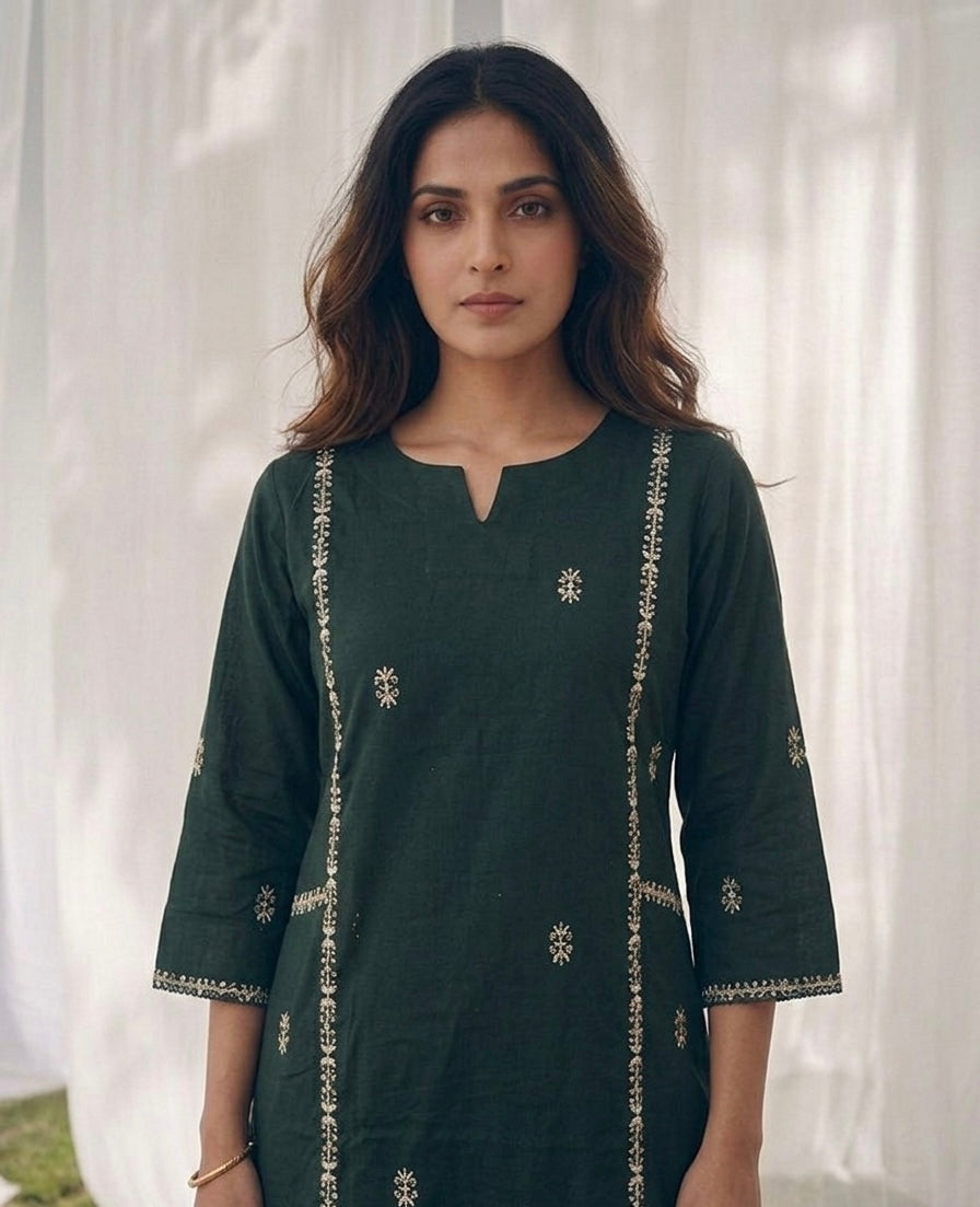 Premium Flex Cotton Two Piece Set PSS0016