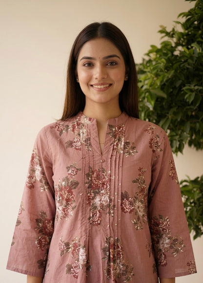 Pure Cotton Three Piece Dupatta Set CS0362