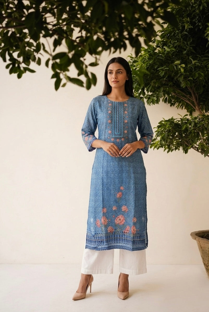 Pure Cotton Only Single Kurta Set 53