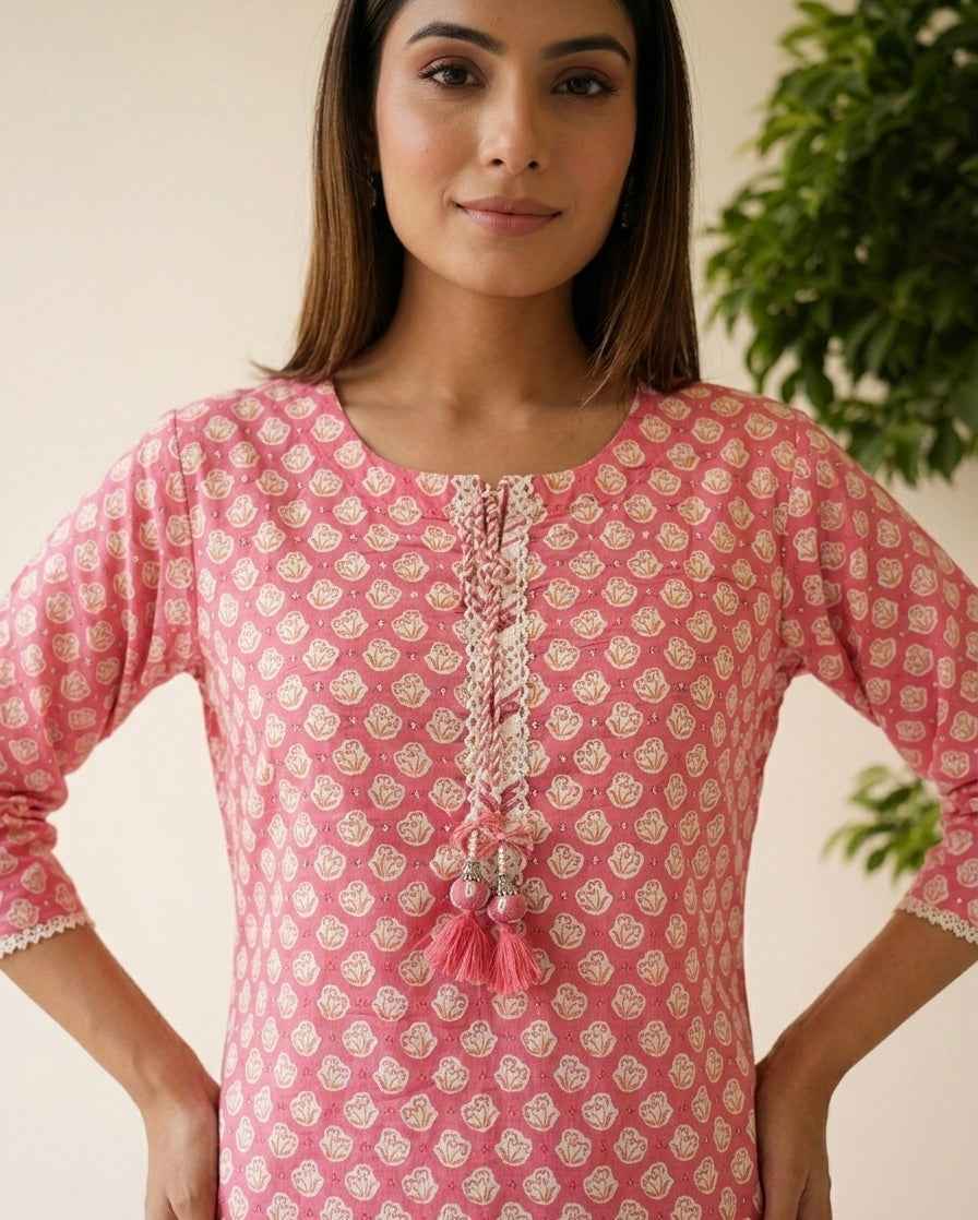 Pure Cotton Only  Single Kurta Set