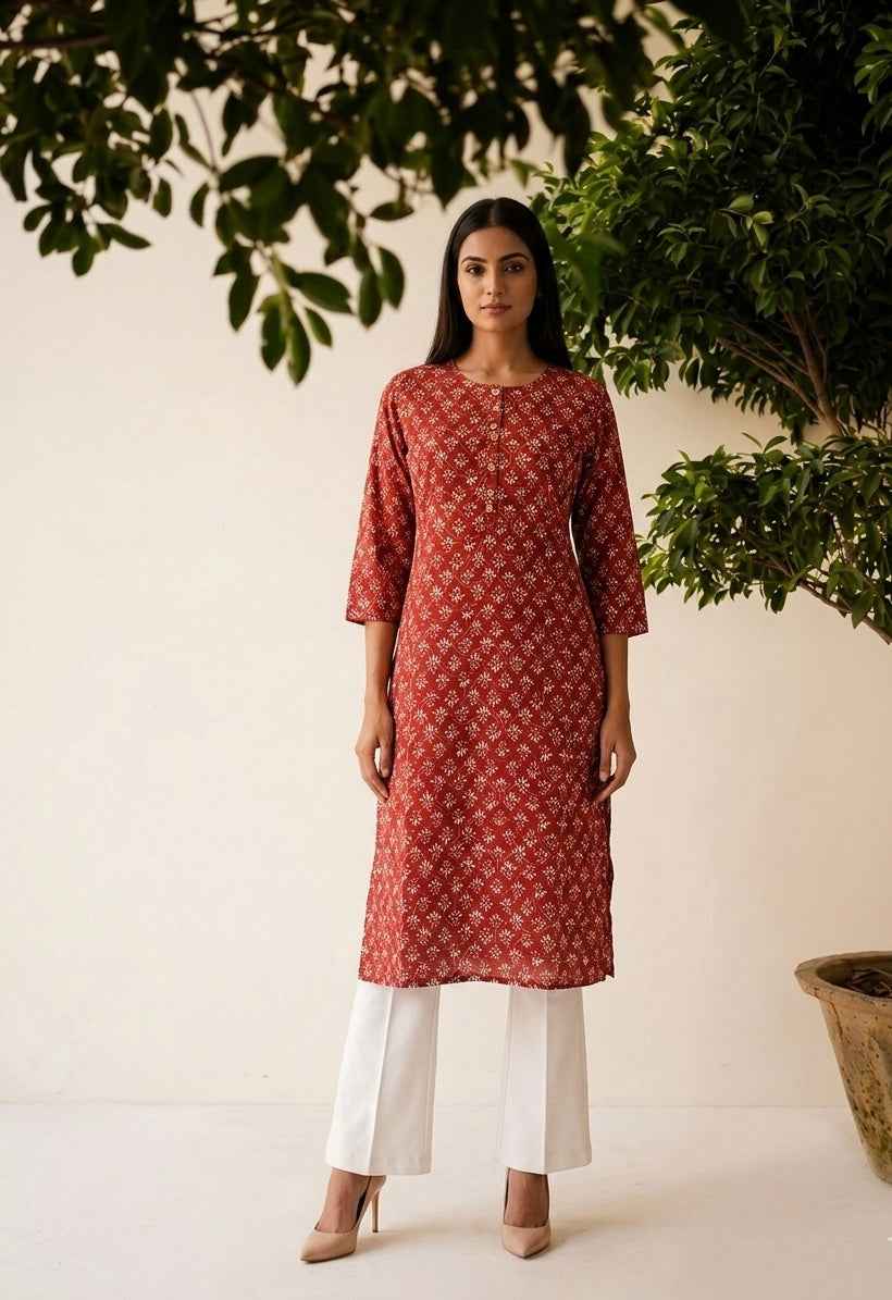 Pure Cotton Only Single Kurta Set