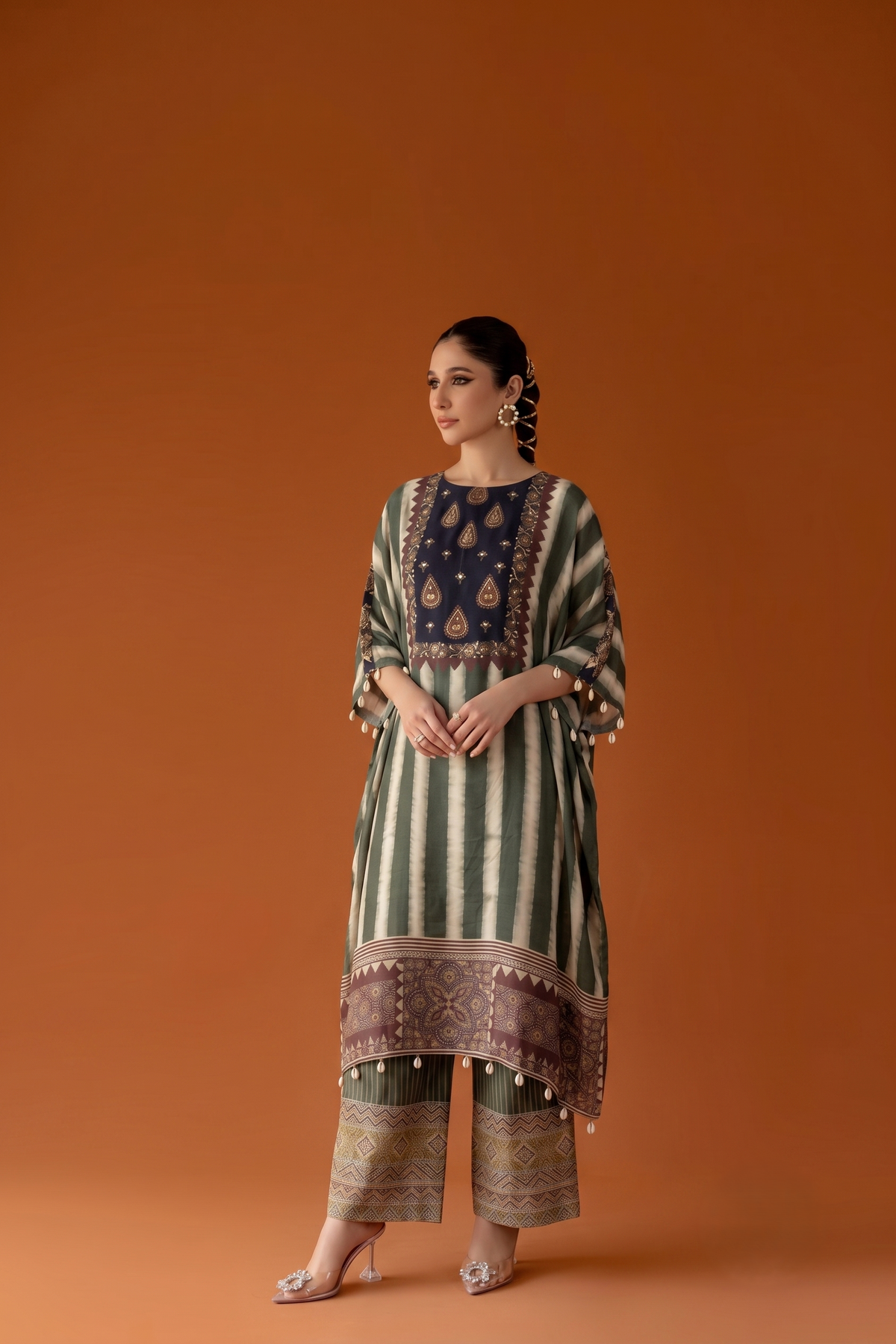 Pure Muslin Kaftan Set MK0033