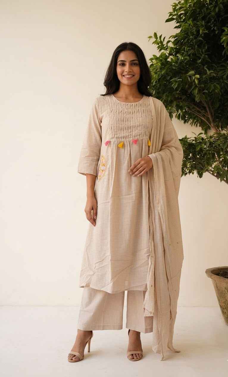 Pure Kota Doriya Dupatta Set