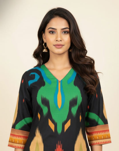 Pure Cotton  Digital Print Two Piece Pant Set PS0154